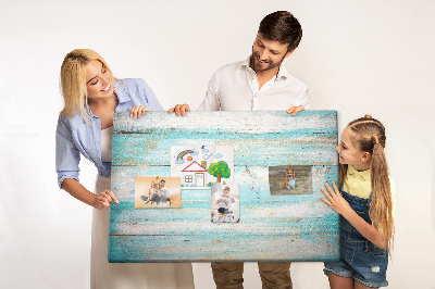 Quadro em cortiça Quadros azuis