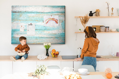 Quadro em cortiça Quadros azuis