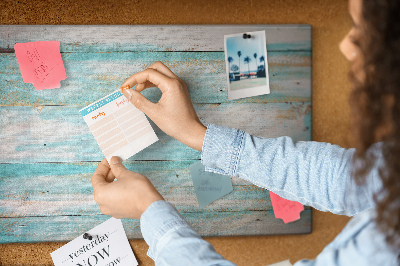 Quadro em cortiça Quadros azuis