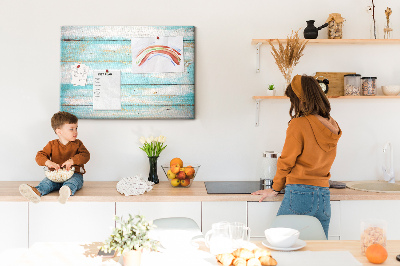 Quadro em cortiça Quadros azuis