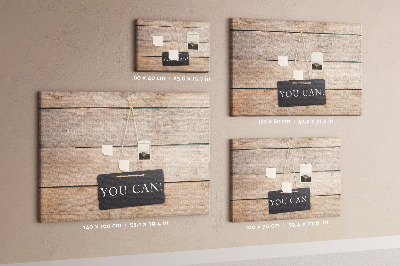 Quadro em cortiça Você sabe escrever!