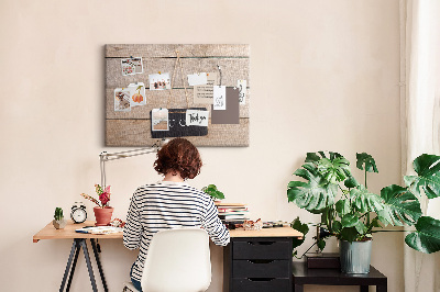 Quadro em cortiça Você sabe escrever!