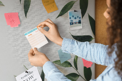 Painel em cortiça Moldura de folha