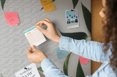 Painel em cortiça Moldura de folha