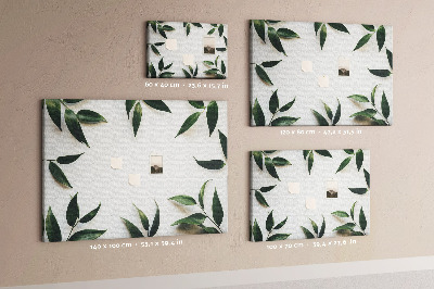 Painel em cortiça Moldura de folha