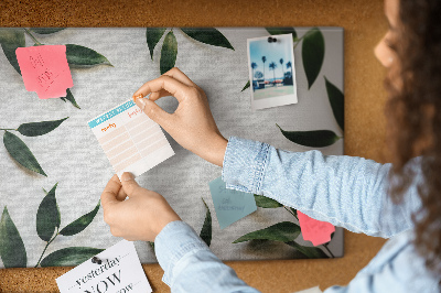 Painel em cortiça Moldura de folha