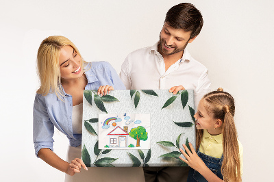 Painel em cortiça Moldura de folha