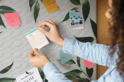 Painel em cortiça Moldura de folha