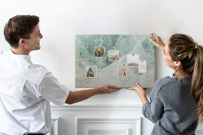 Quadro em cortiça Superfície de mármore