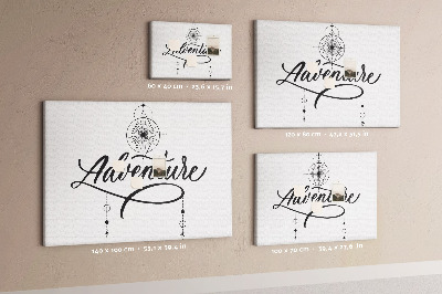 Quadro em cortiça Aventura