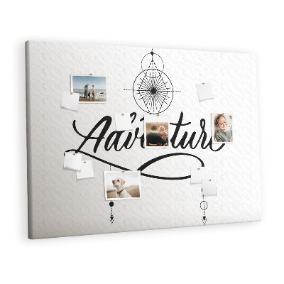 Quadro de aviso de cortiça Aventura