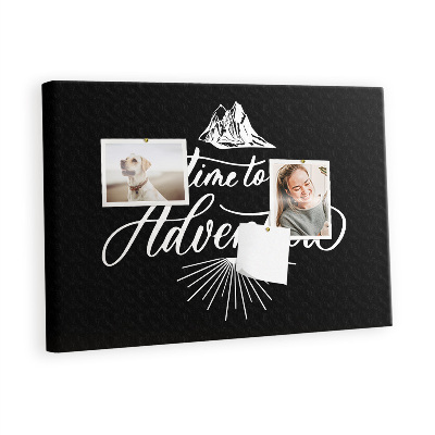 Painel em cortiça Citação inspiradora