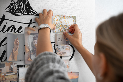 Painel em cortiça Citação inspiradora