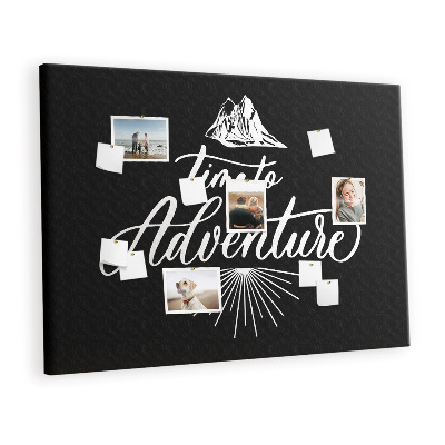 Painel em cortiça Citação inspiradora