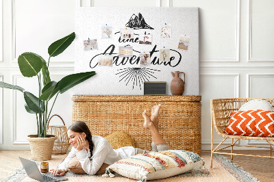 Painel em cortiça Citação inspiradora