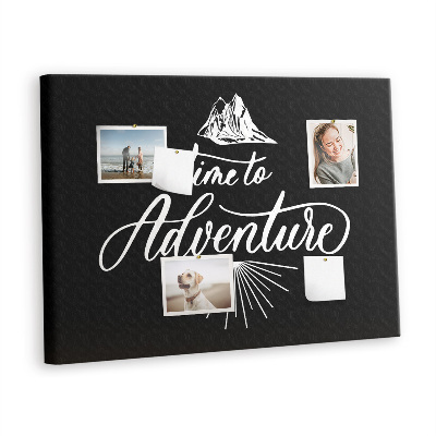 Painel em cortiça Citação inspiradora