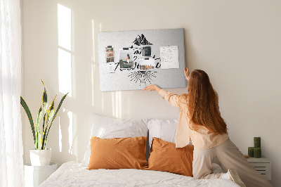 Painel em cortiça Citação inspiradora