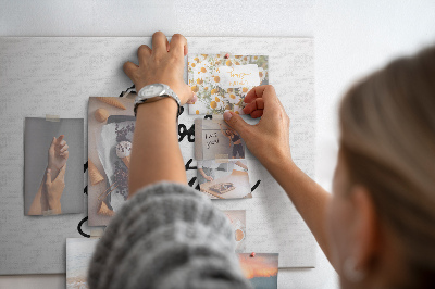 Quadro em cortiça Citação inspiradora