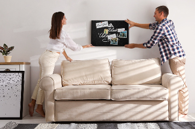 Quadro de aviso de cortiça Citação da viagem