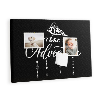 Quadro de aviso de cortiça Citação inspiradora