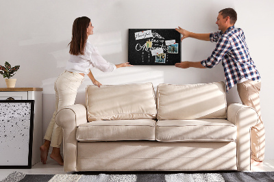 Painel em cortiça Citação da viagem