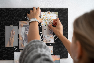 Painel em cortiça Citação da viagem