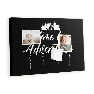 Painel em cortiça Citação inspiradora