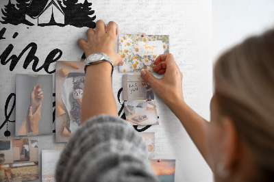 Painel em cortiça Citação inspiradora