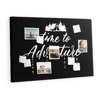 Painel em cortiça Citação inspiradora