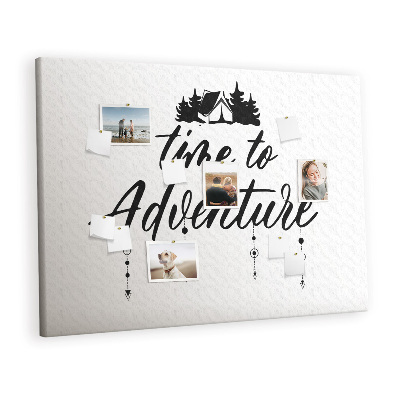 Quadro em cortiça Citação da viagem