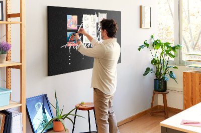 Quadro em cortiça Citação da viagem