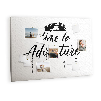 Quadro em cortiça Citação da viagem