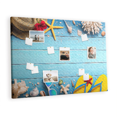 Quadro em cortiça Coisas do litoral