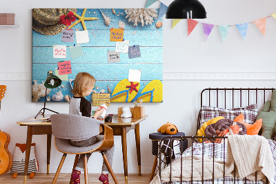 Quadro em cortiça Coisas do litoral