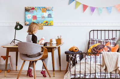 Quadro em cortiça Coisas do litoral