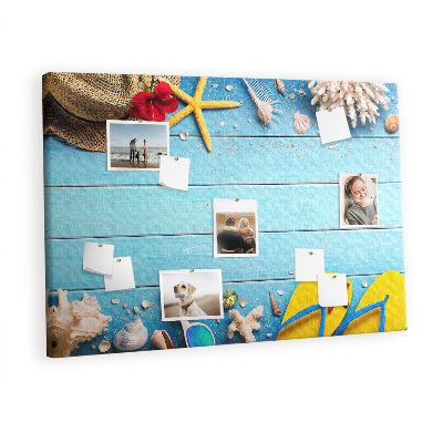 Quadro em cortiça Coisas do litoral