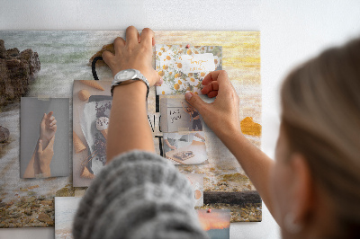 Quadro em cortiça Texto motivacional