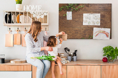 Painel em cortiça Madeira rústica