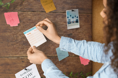 Painel em cortiça Madeira rústica