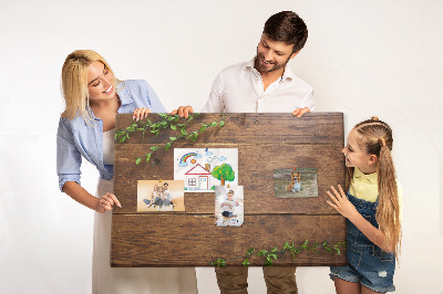 Painel em cortiça Madeira rústica