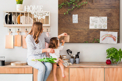 Painel em cortiça Madeira rústica