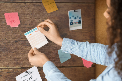 Painel em cortiça Madeira rústica