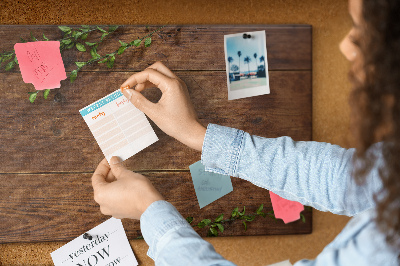 Painel em cortiça Madeira rústica