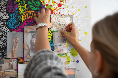 Quadro em cortiça Abstração do cérebro