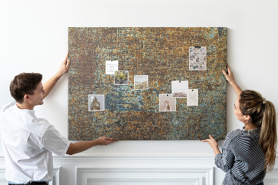 Painel em cortiça Ferrugem em metal