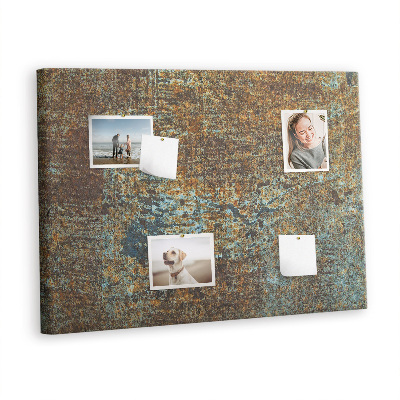 Painel em cortiça Ferrugem em metal