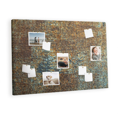 Painel em cortiça Ferrugem em metal