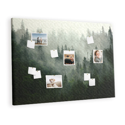 Quadro em cortiça Floresta enevoada