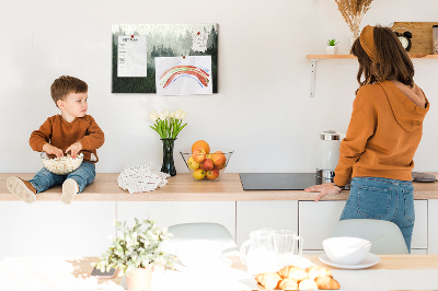 Quadro em cortiça Floresta enevoada