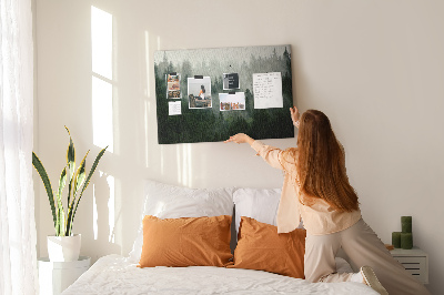 Quadro em cortiça Floresta enevoada